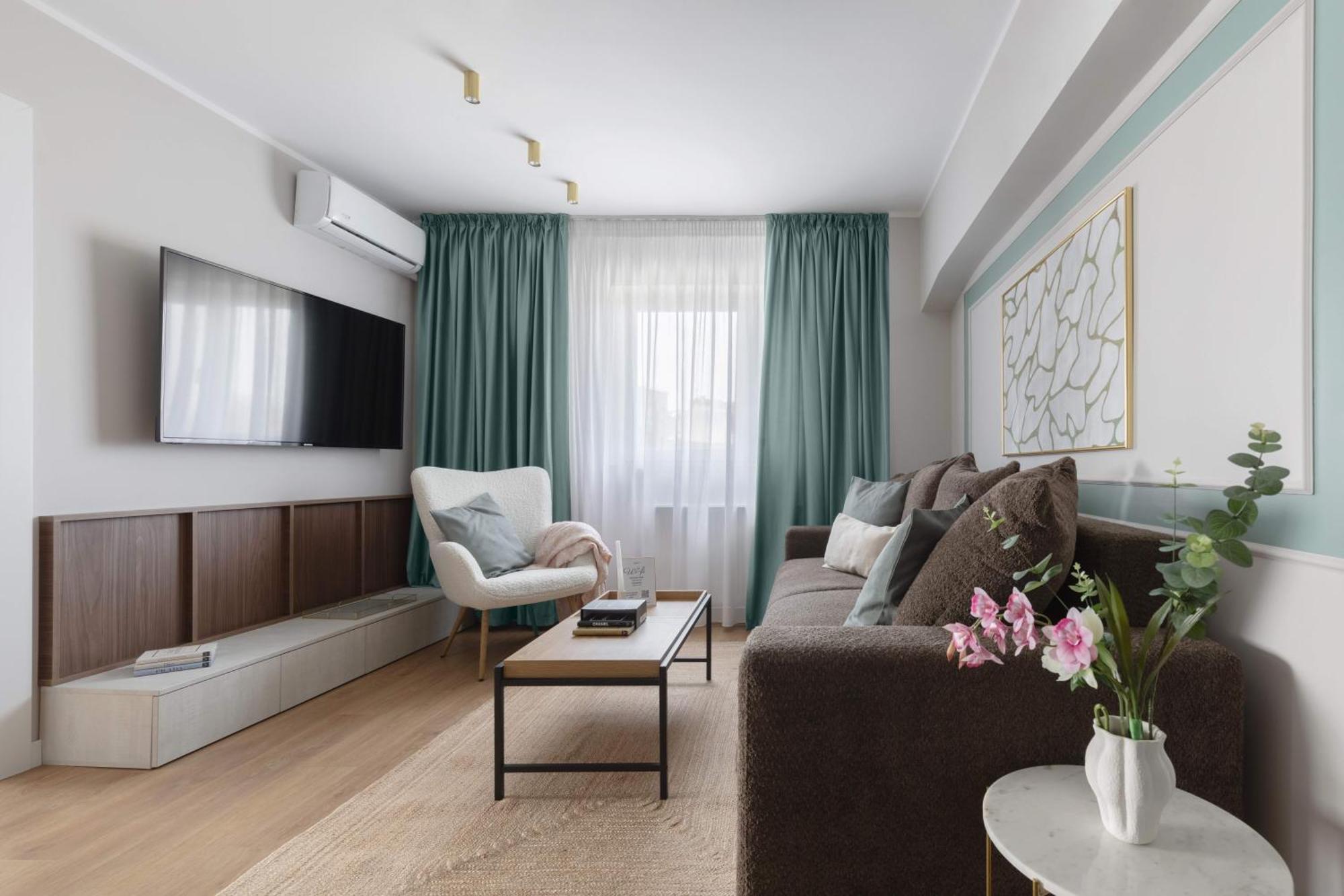 Holt - Sublime Minty Green 1Br On The Park บูคาเรสต์ ภายนอก รูปภาพ