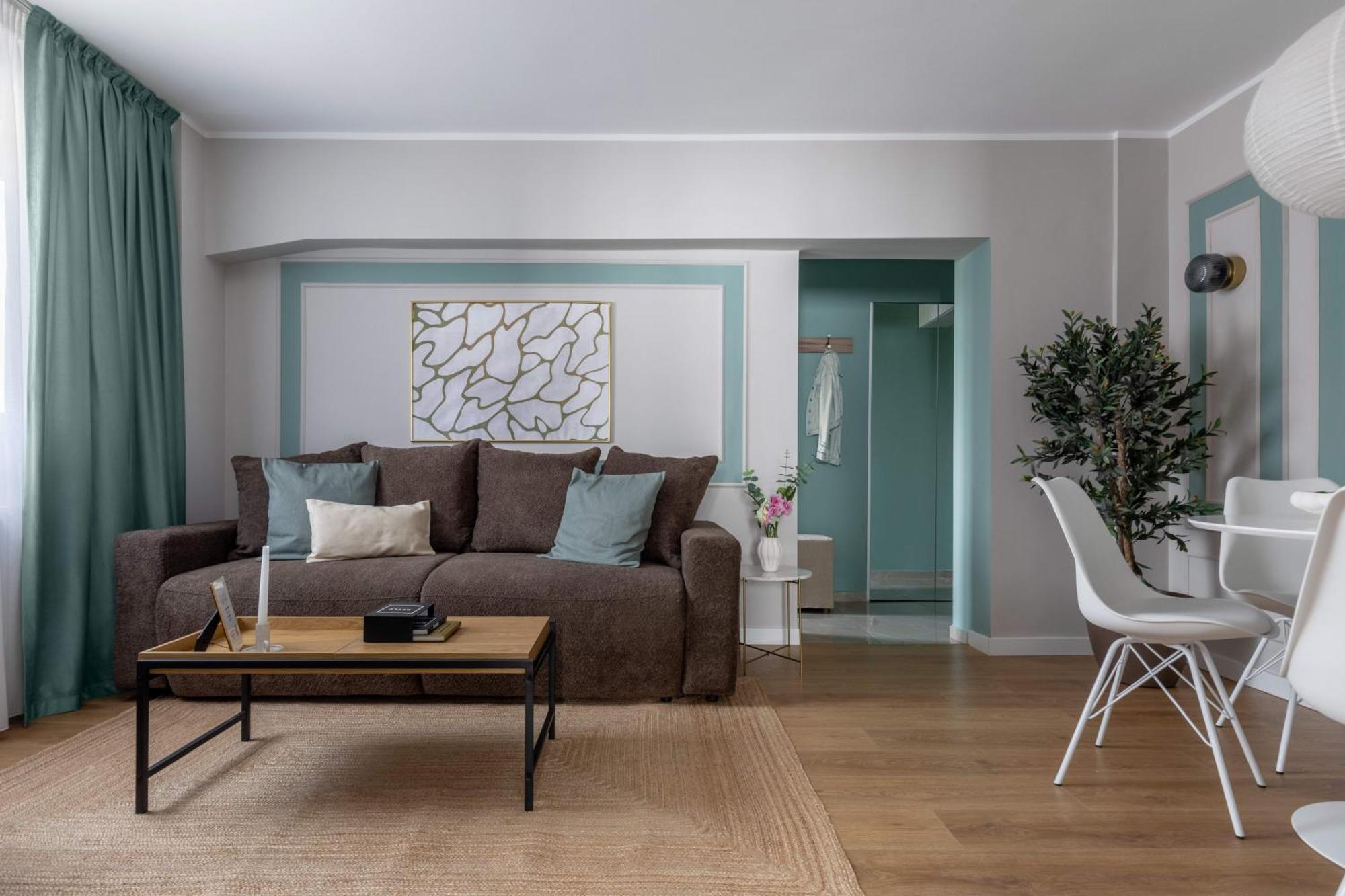 Holt - Sublime Minty Green 1Br On The Park บูคาเรสต์ ภายนอก รูปภาพ